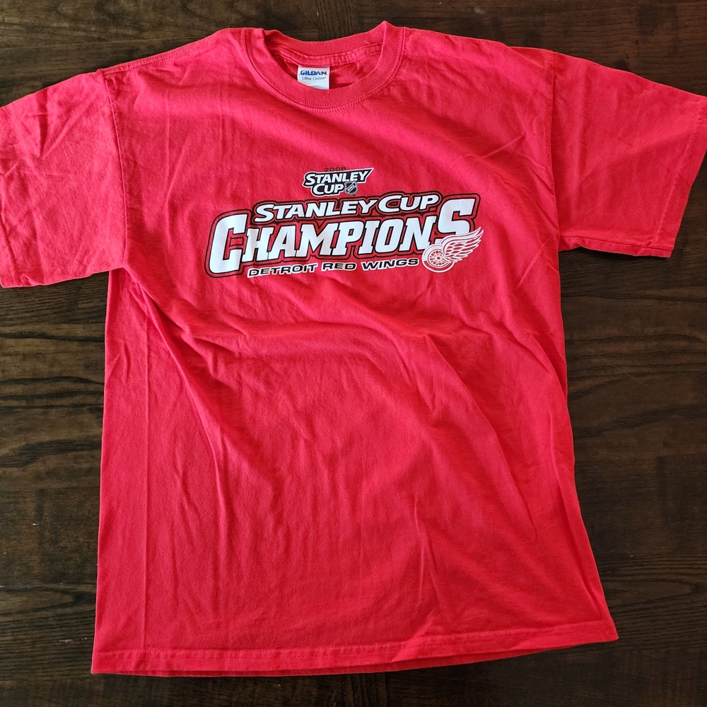 Gildan Red Stanley Cup Champions Tee